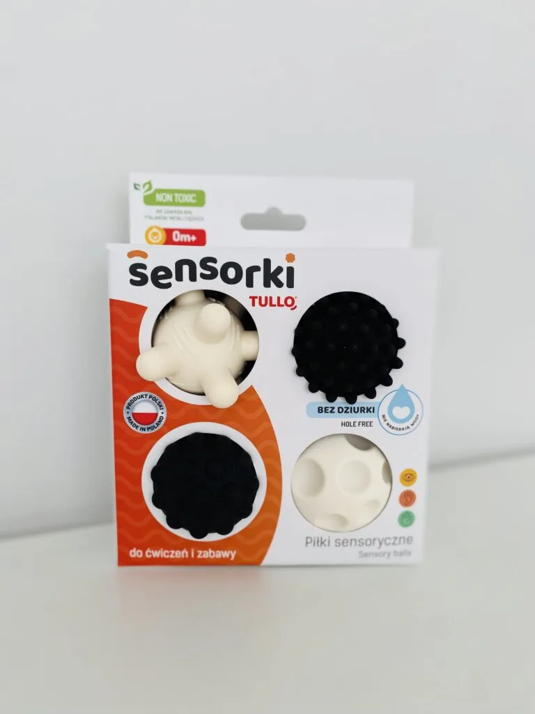 Sensoriniai žaislai Sensoriniai kamuoliukai “Kontrastingi žaidimai” TULLO Sensorinės priemonės