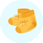 Kojinytės su barškučiu