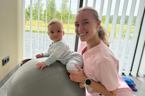 Kudikiu kineziterapija babytherapy studijoje