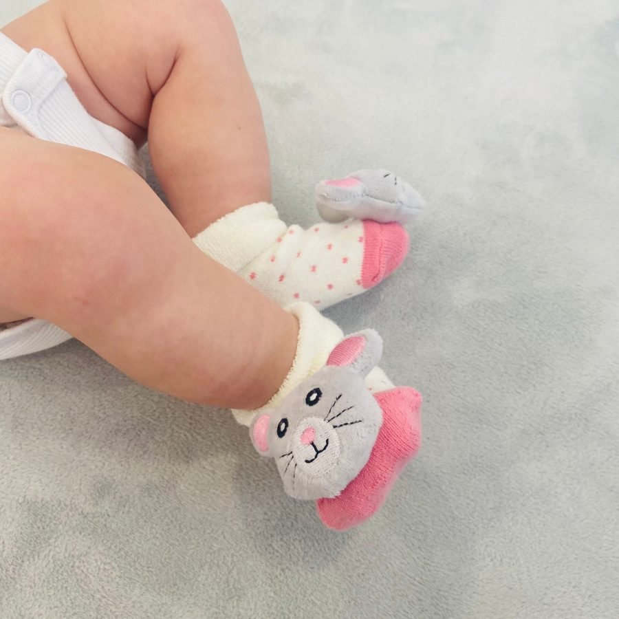 Kojinės su barškučiu “Linksmosios pėdutės”